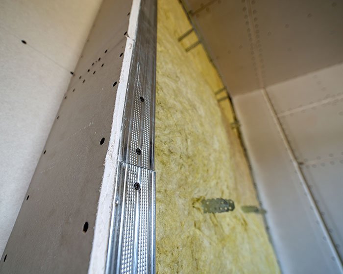 Travaux d'isolation d'intérieur