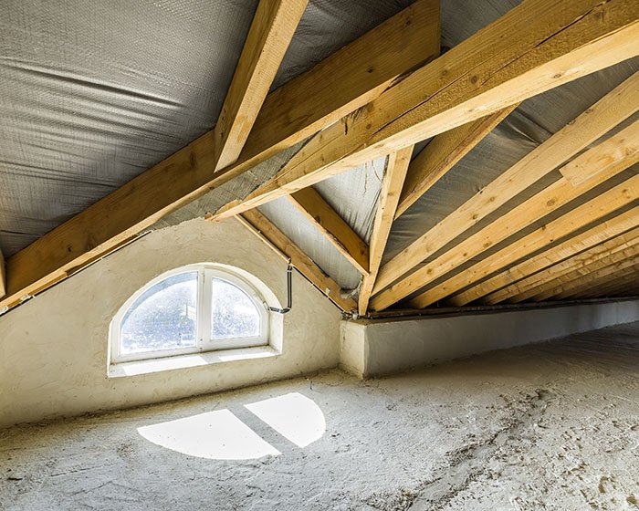 Travaux d'isolation des combles